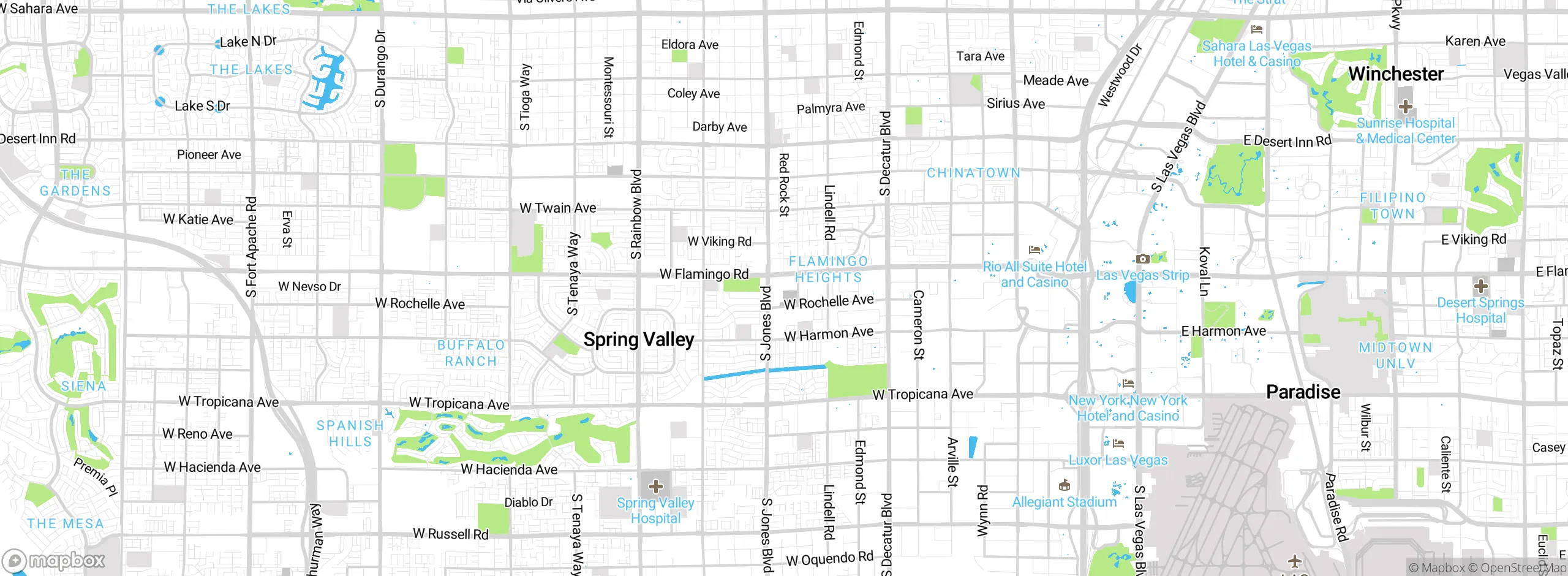 Map showing approximate location