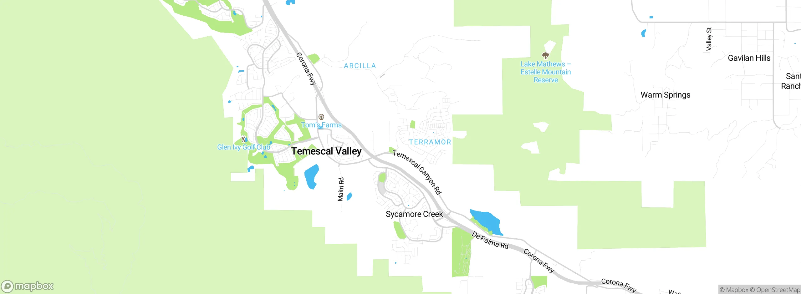 Map showing approximate location