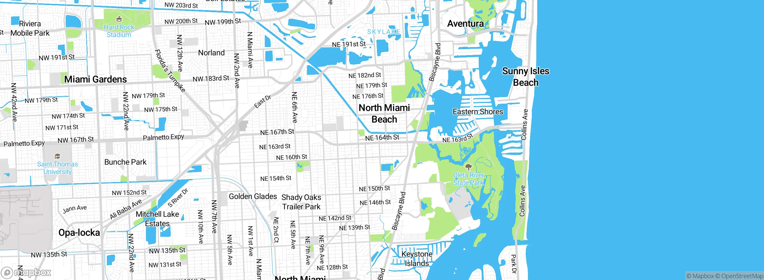 Map showing approximate location