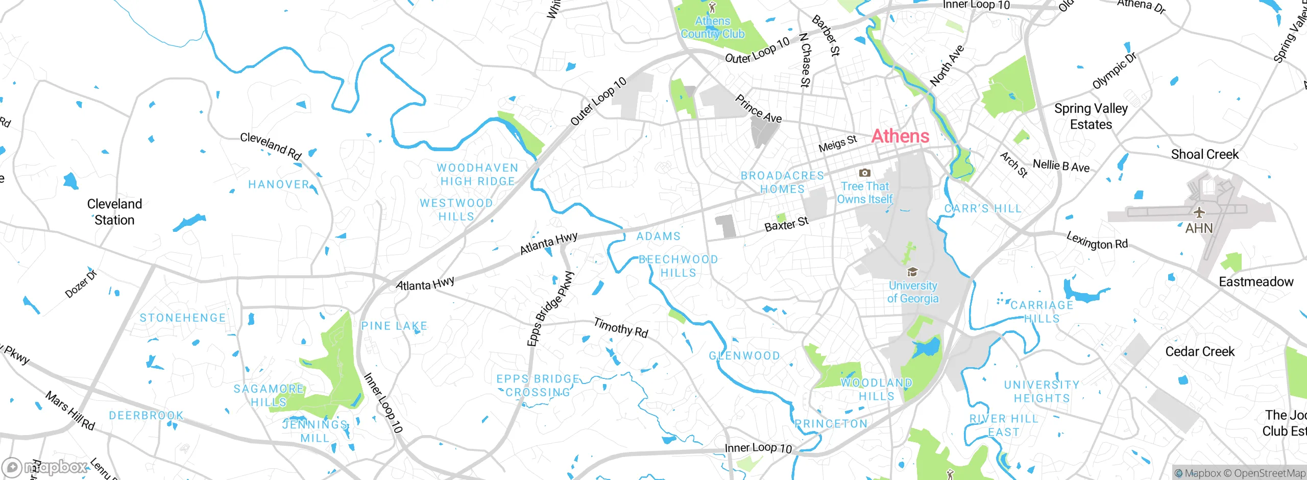 Map showing approximate location