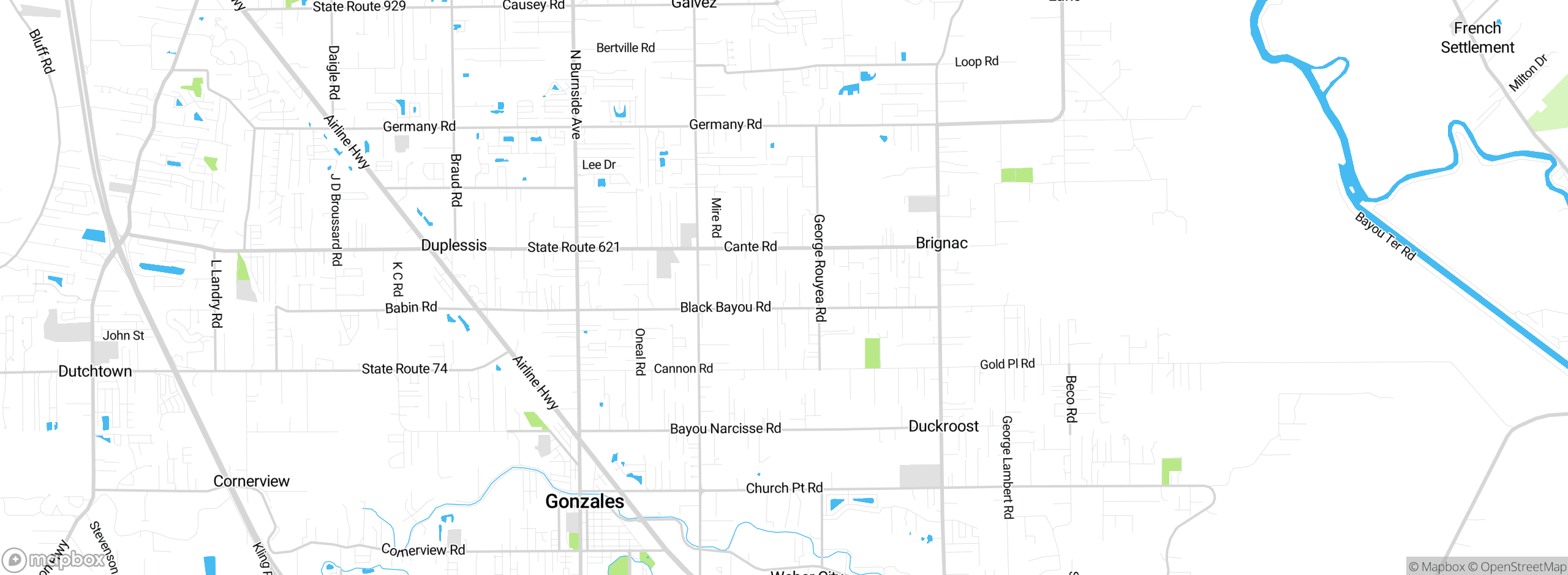 Map showing approximate location