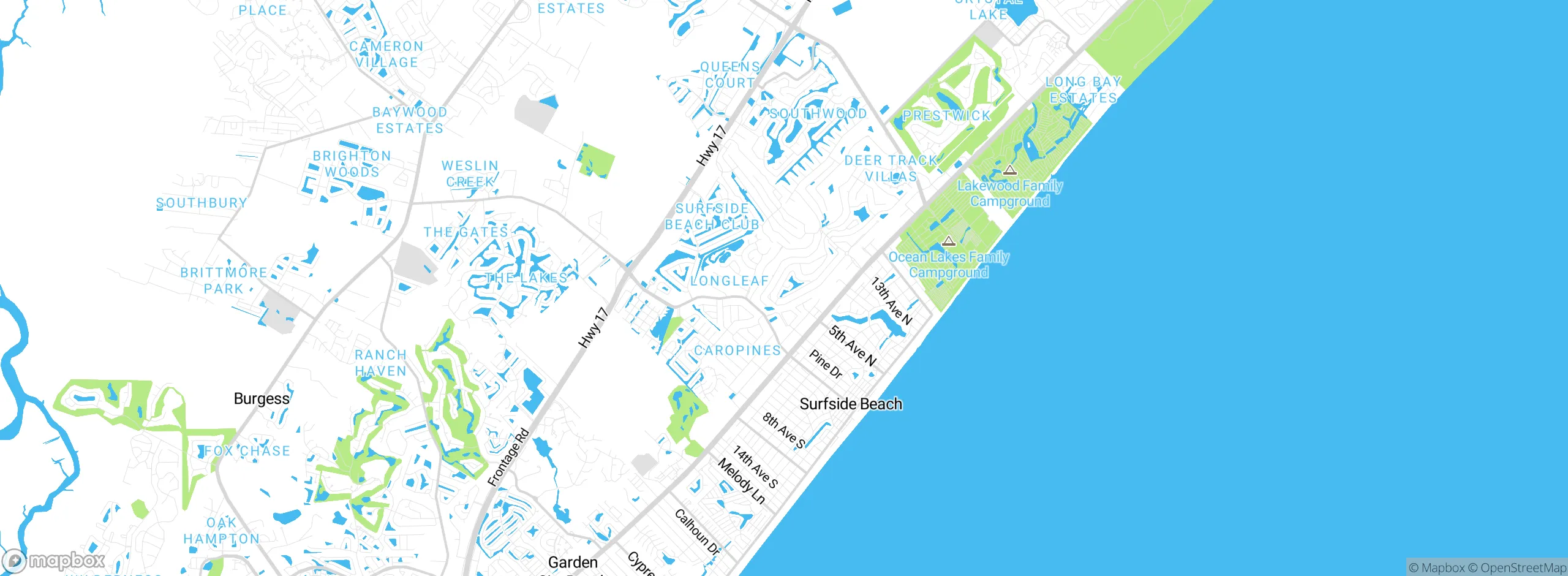 Map showing approximate location