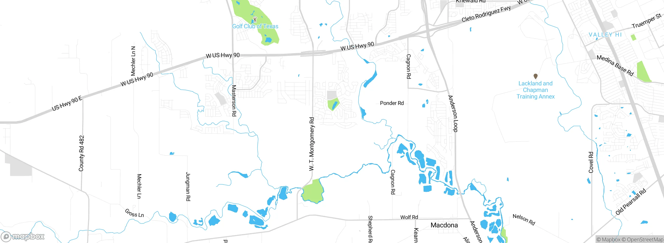Map showing approximate location