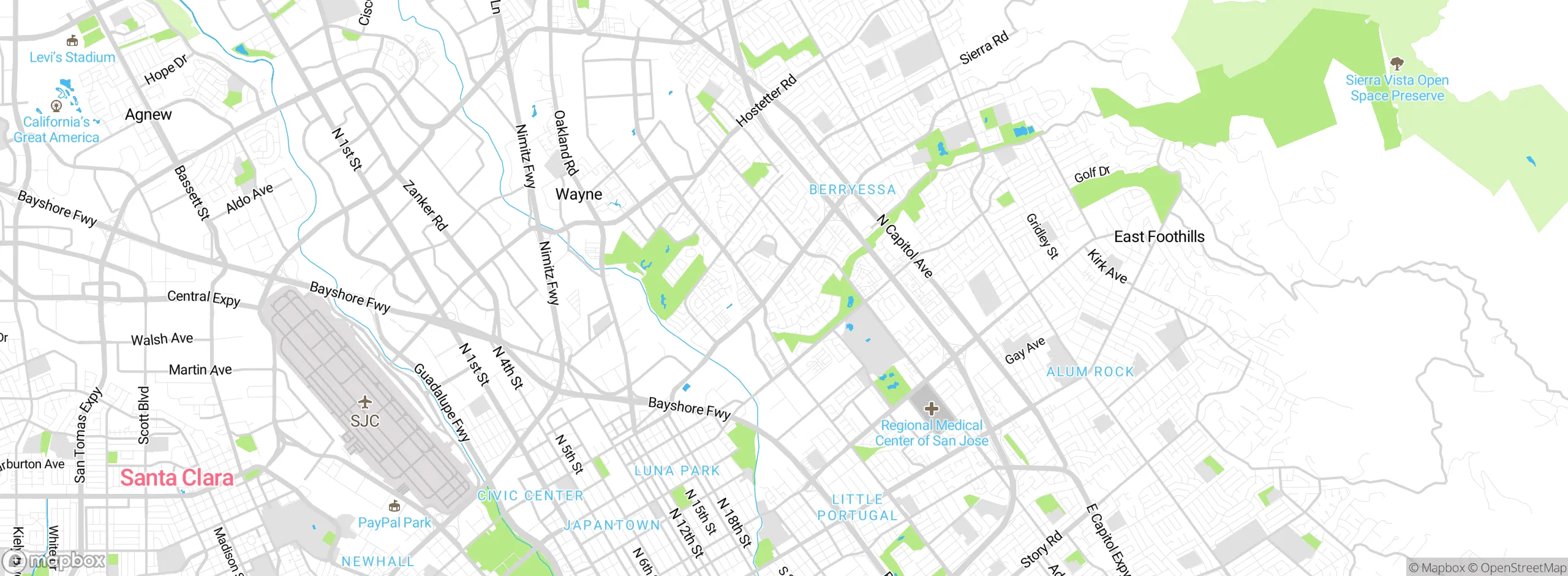 Map showing approximate location