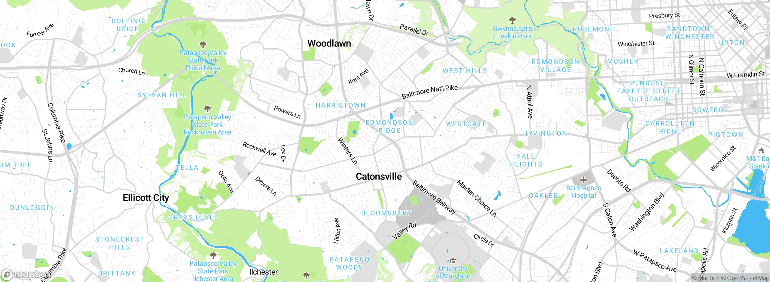 Map showing approximate location
