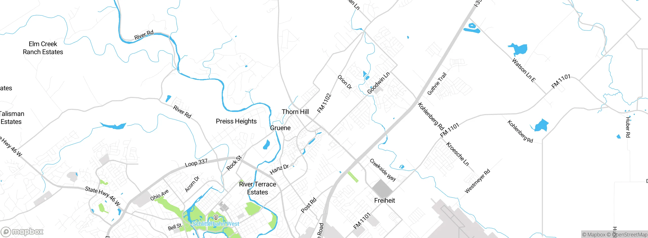 Map showing approximate location