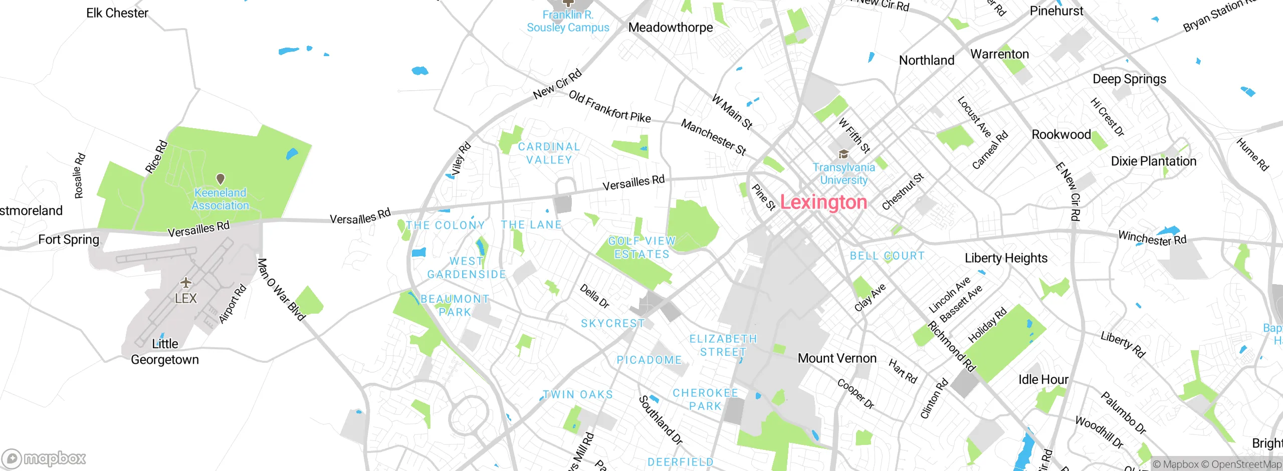 Map showing approximate location