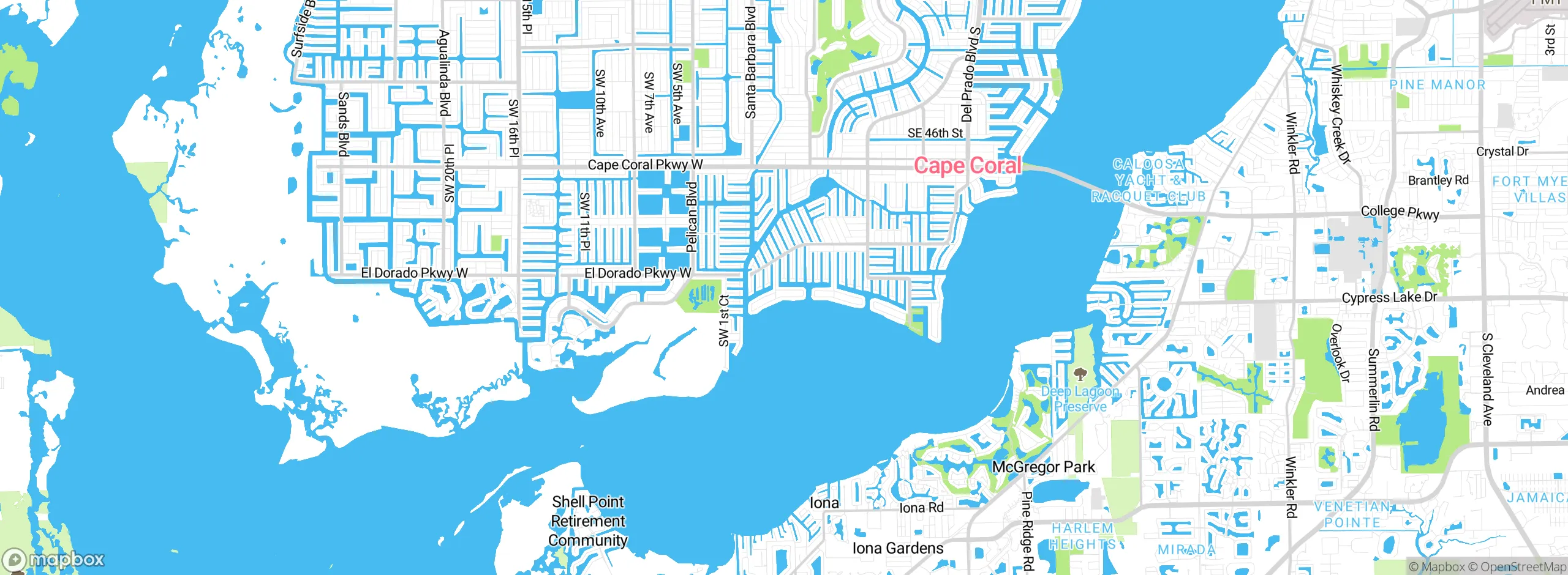 Map showing approximate location