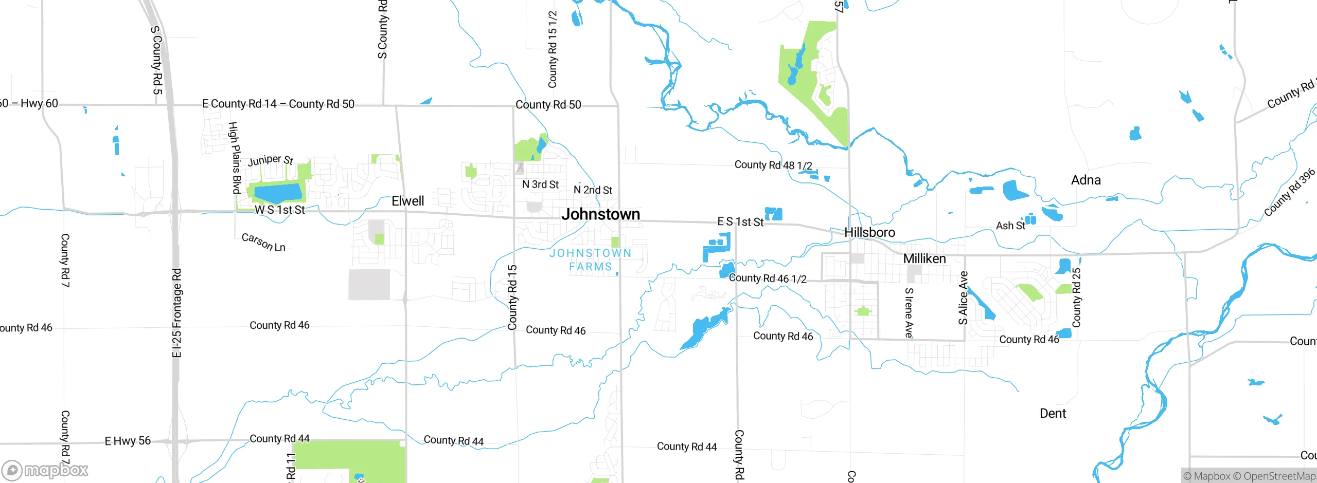 Map showing approximate location