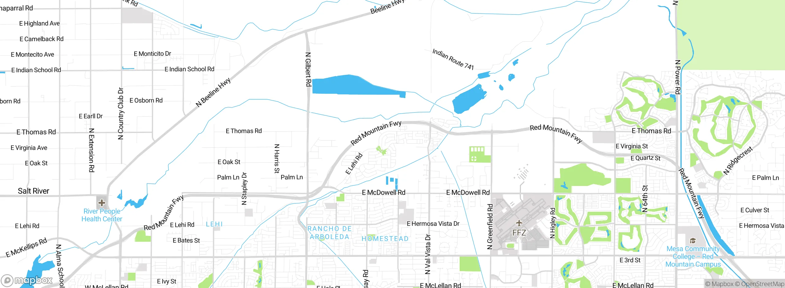 Map showing approximate location
