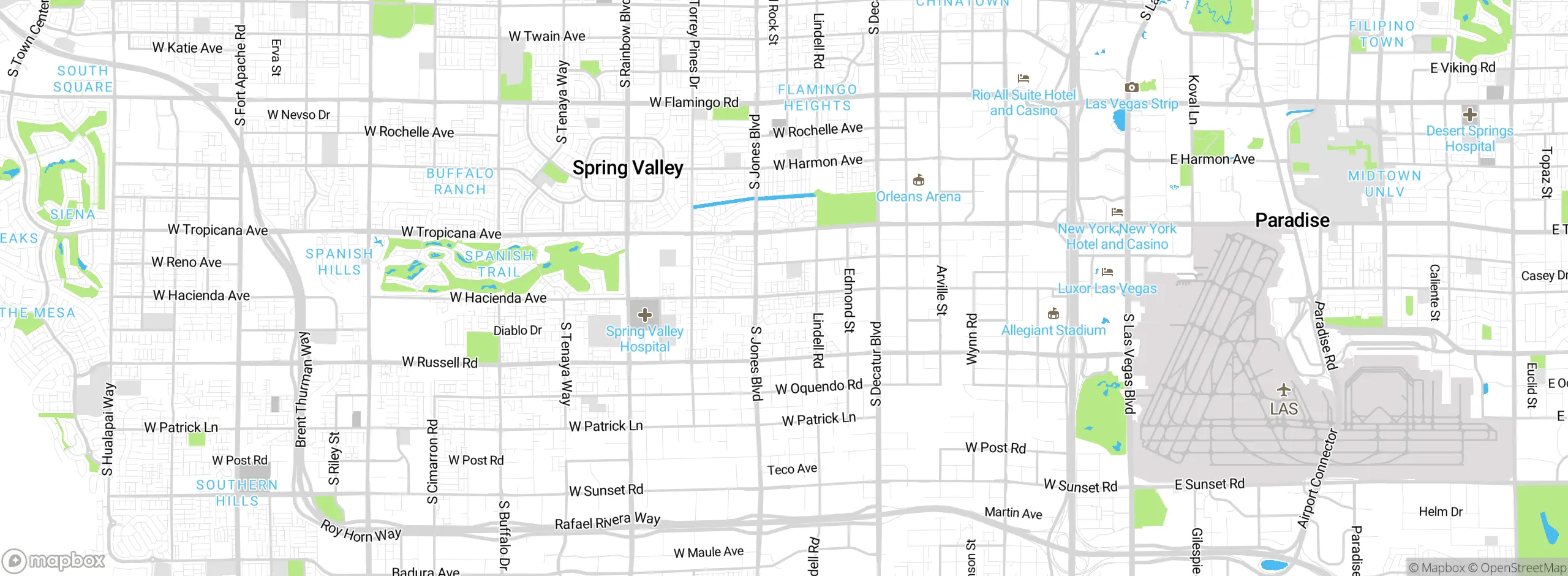 Map showing approximate location
