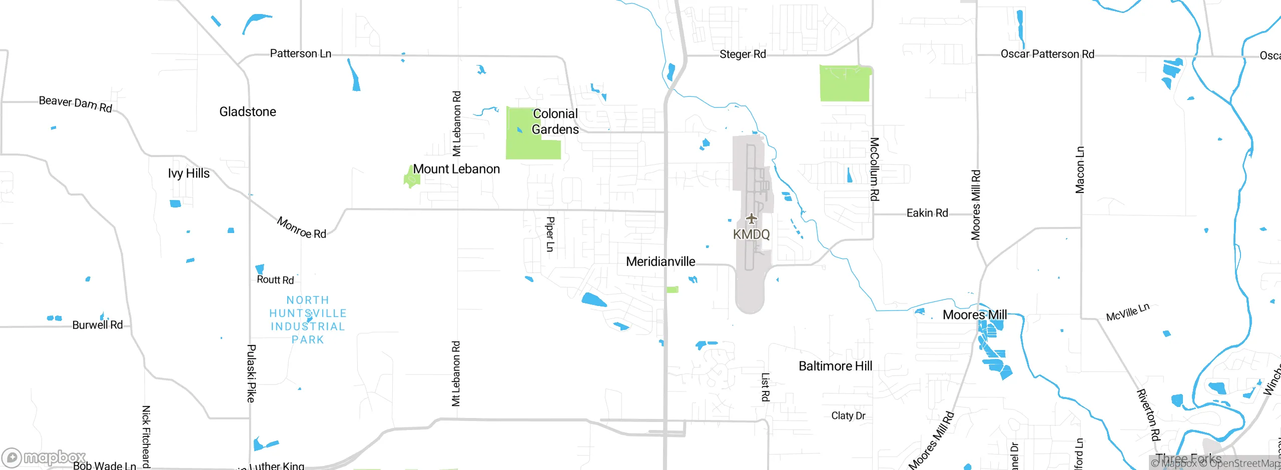 Map showing approximate location