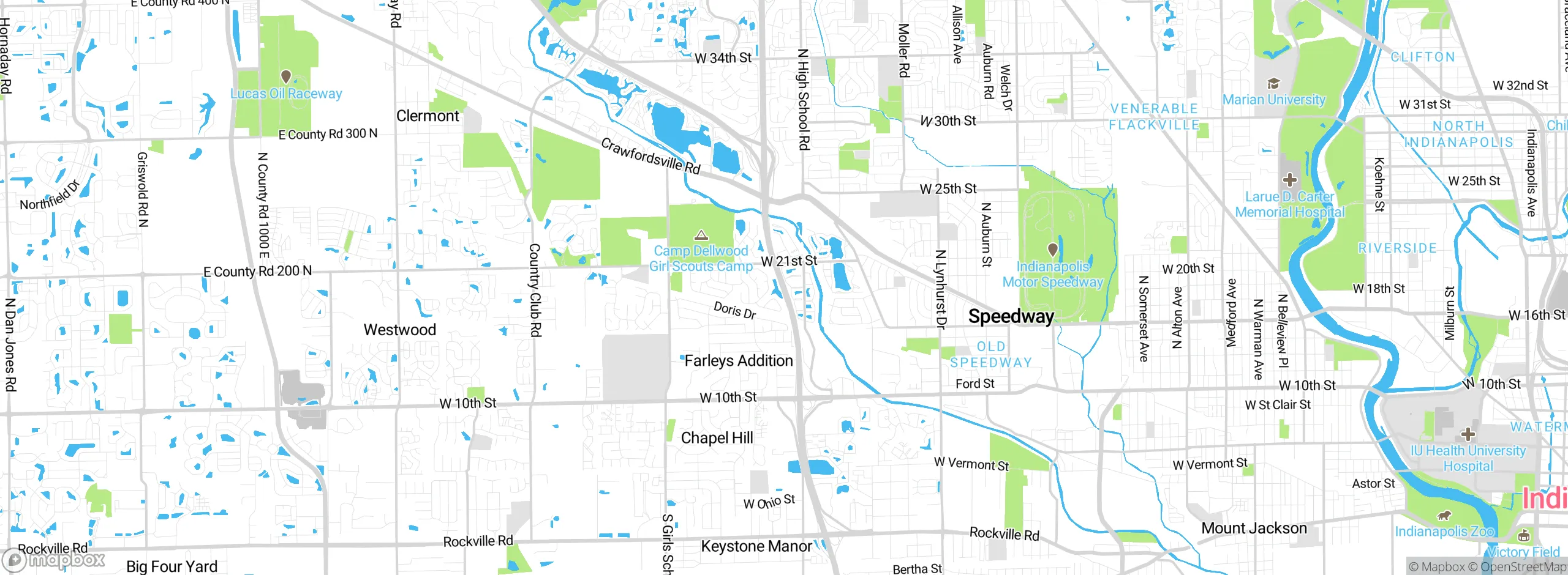 Map showing approximate location