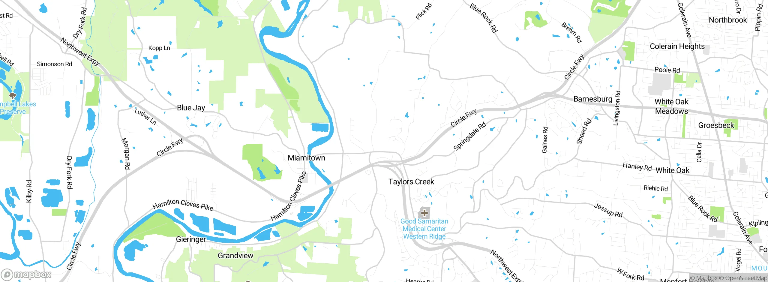 Map showing approximate location