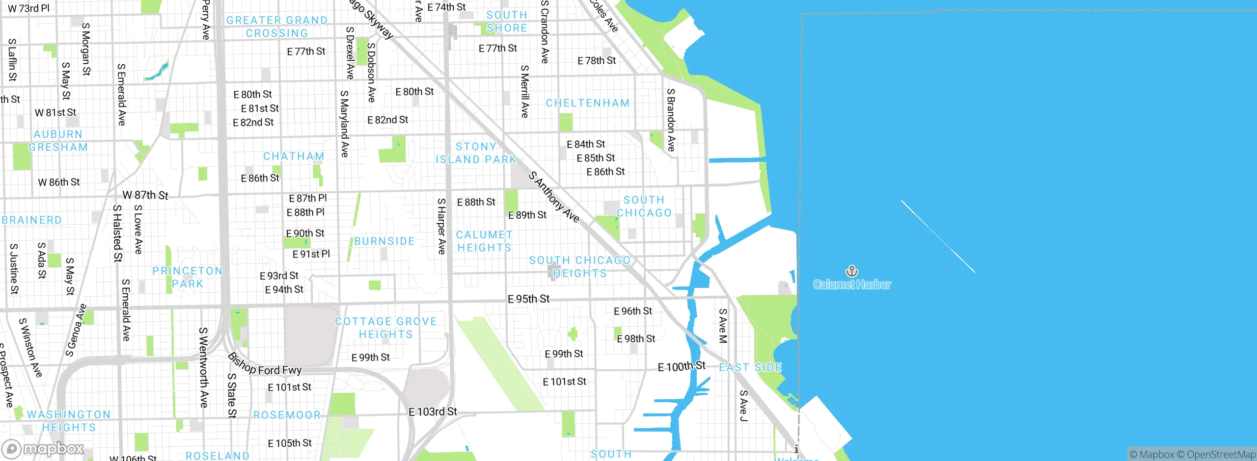 Map showing approximate location