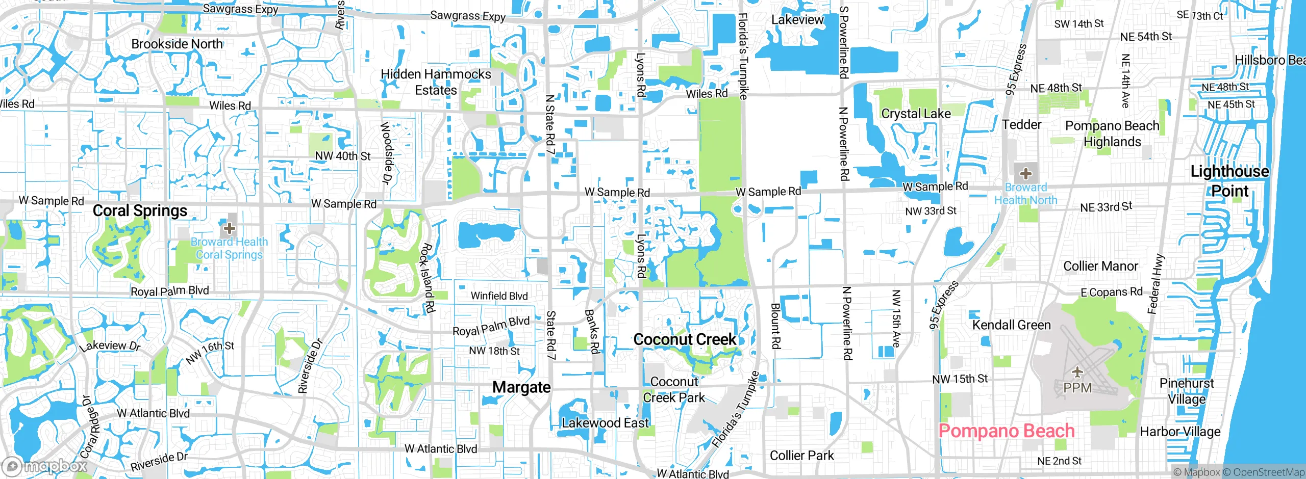 Map showing approximate location