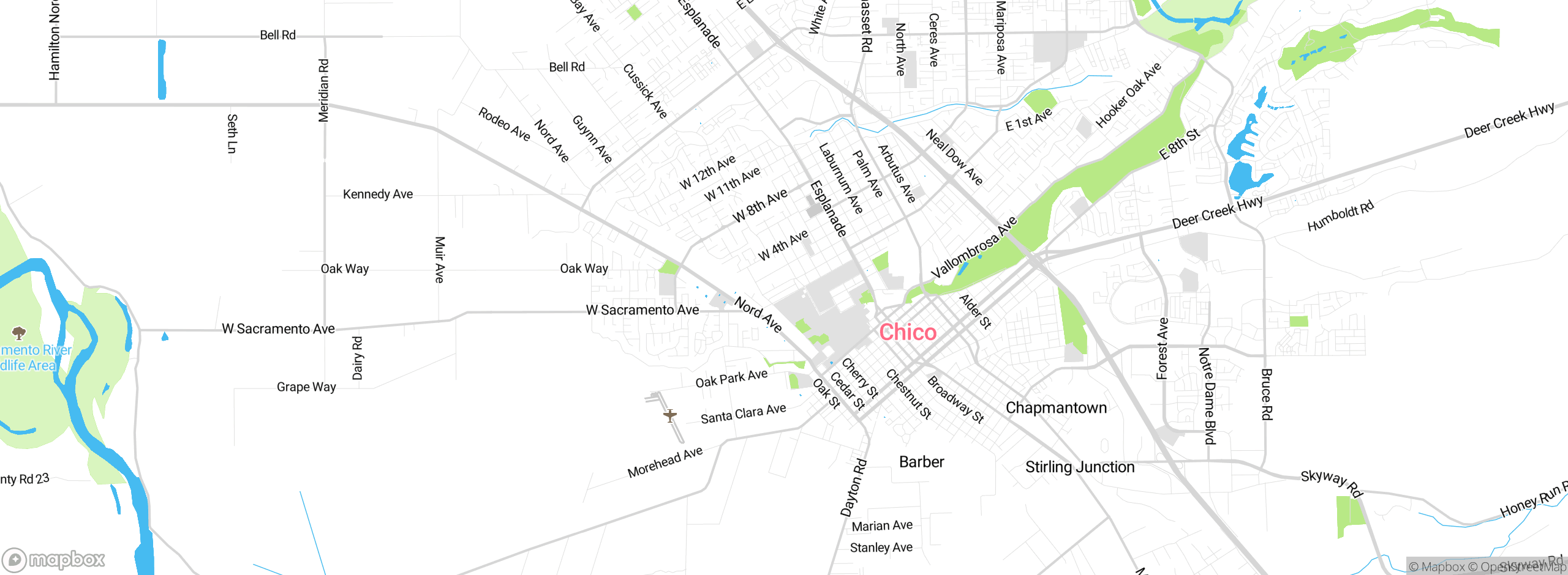 Map showing approximate location