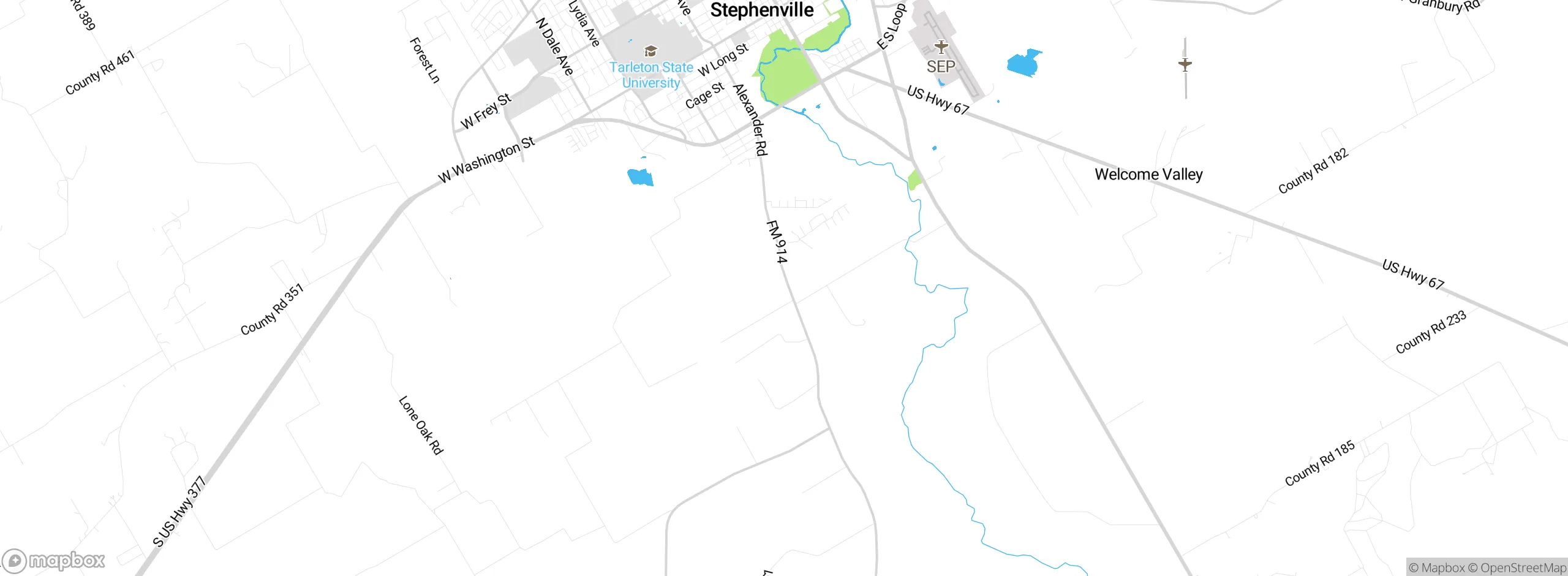 Map showing approximate location