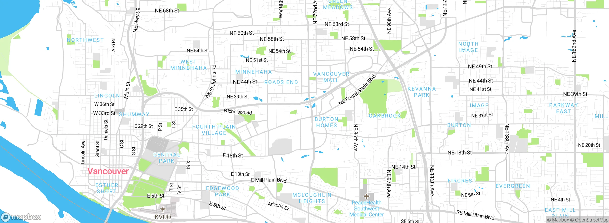 Map showing approximate location