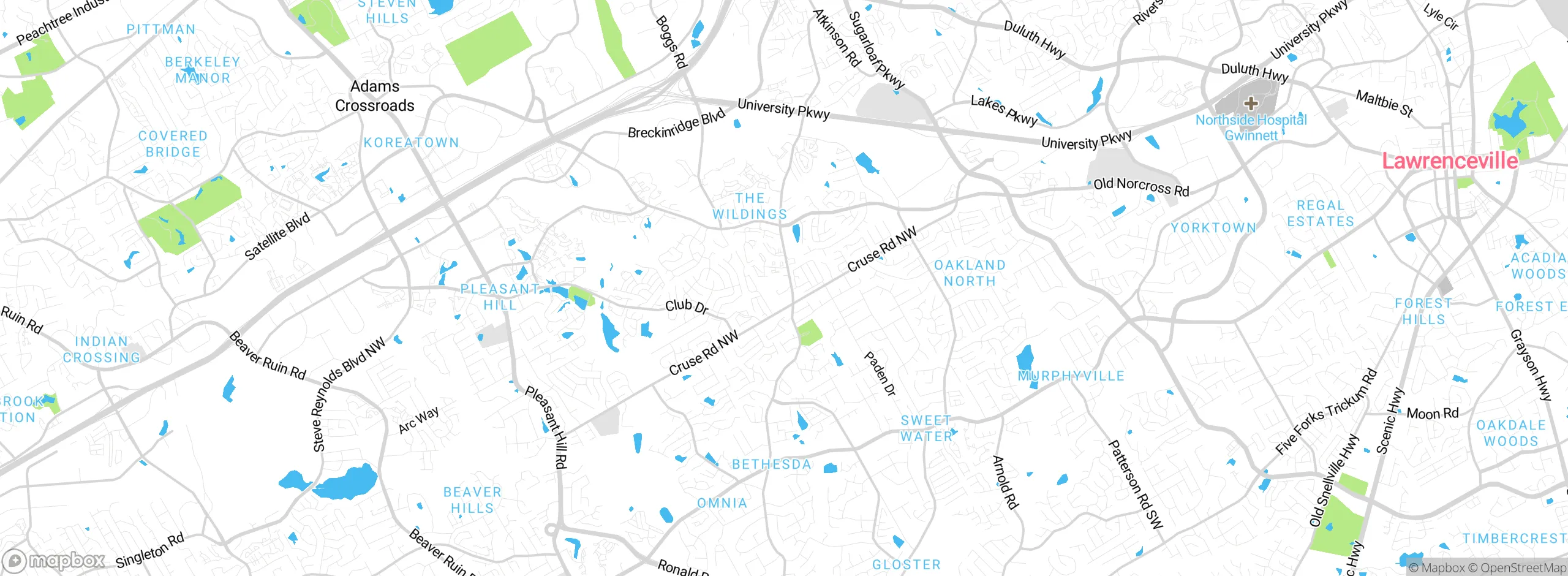 Map showing approximate location