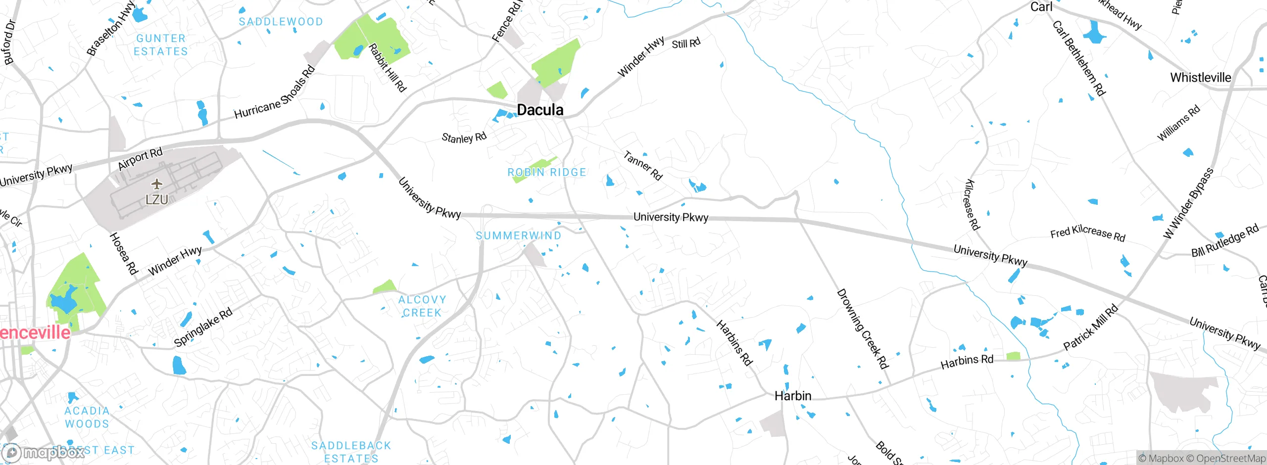 Map showing approximate location