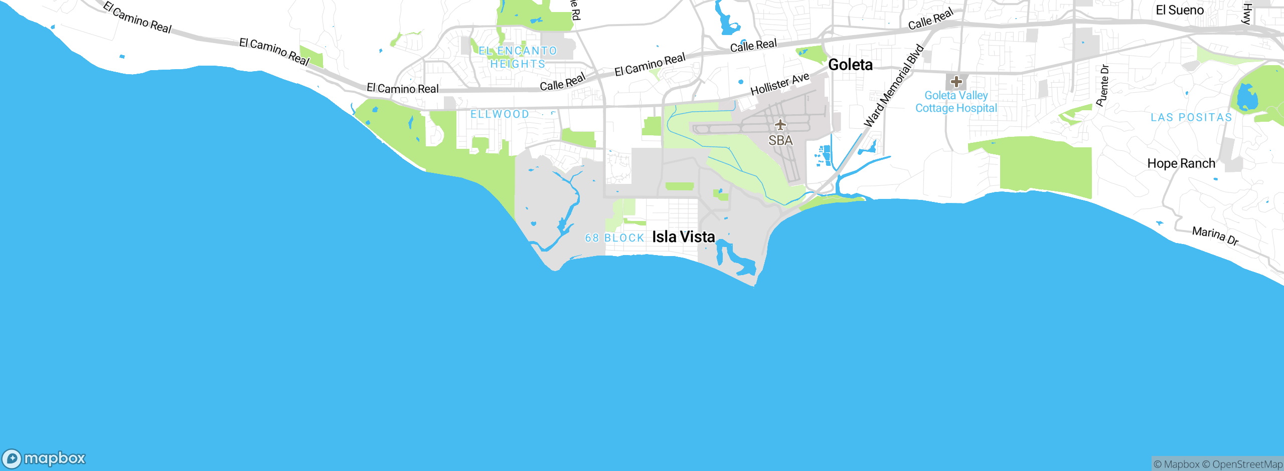 Map showing approximate location