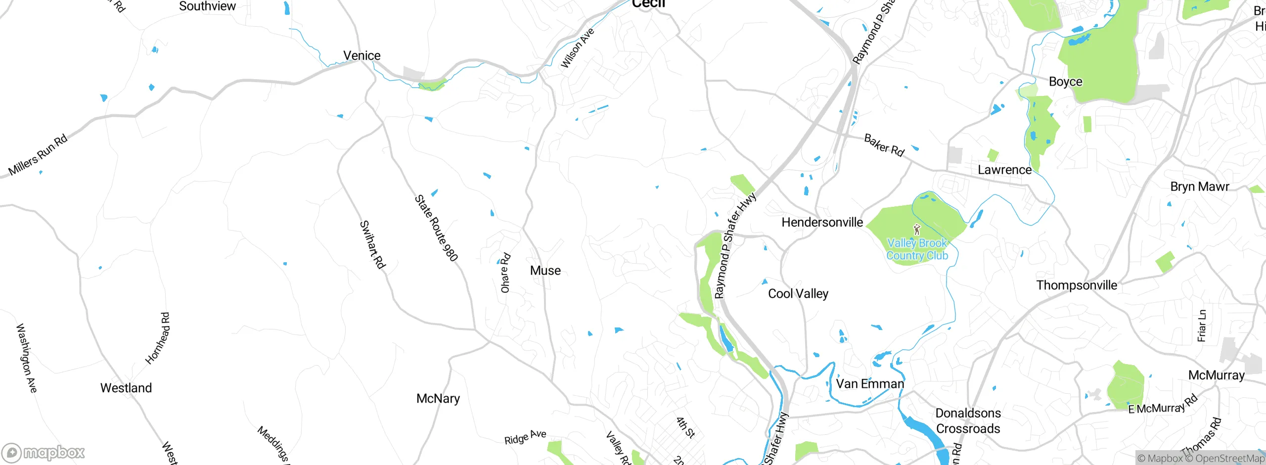 Map showing approximate location