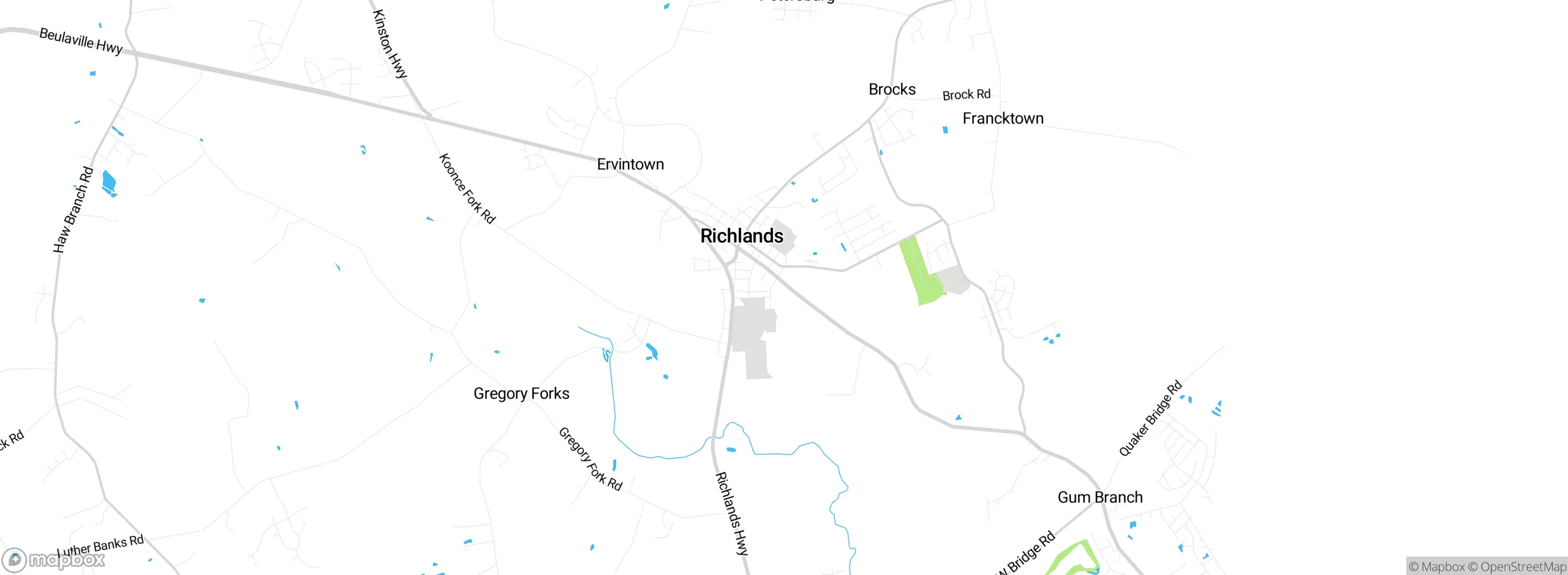 Map showing approximate location