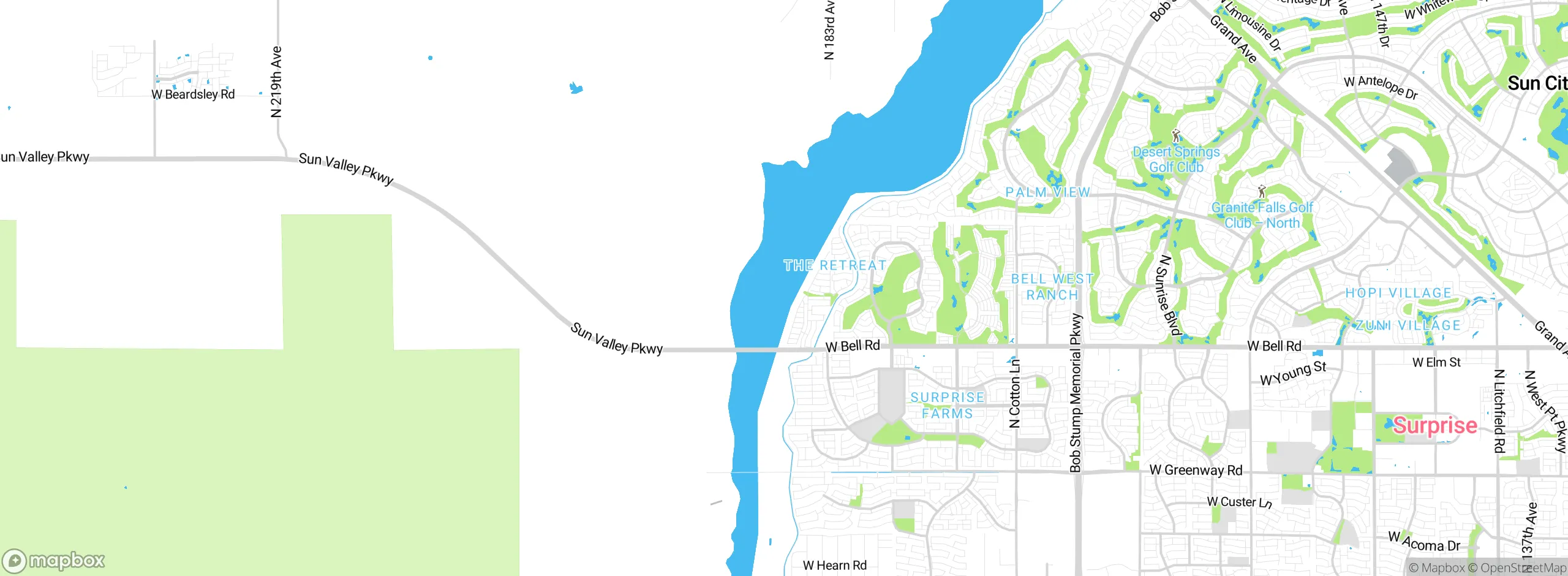 Map showing approximate location