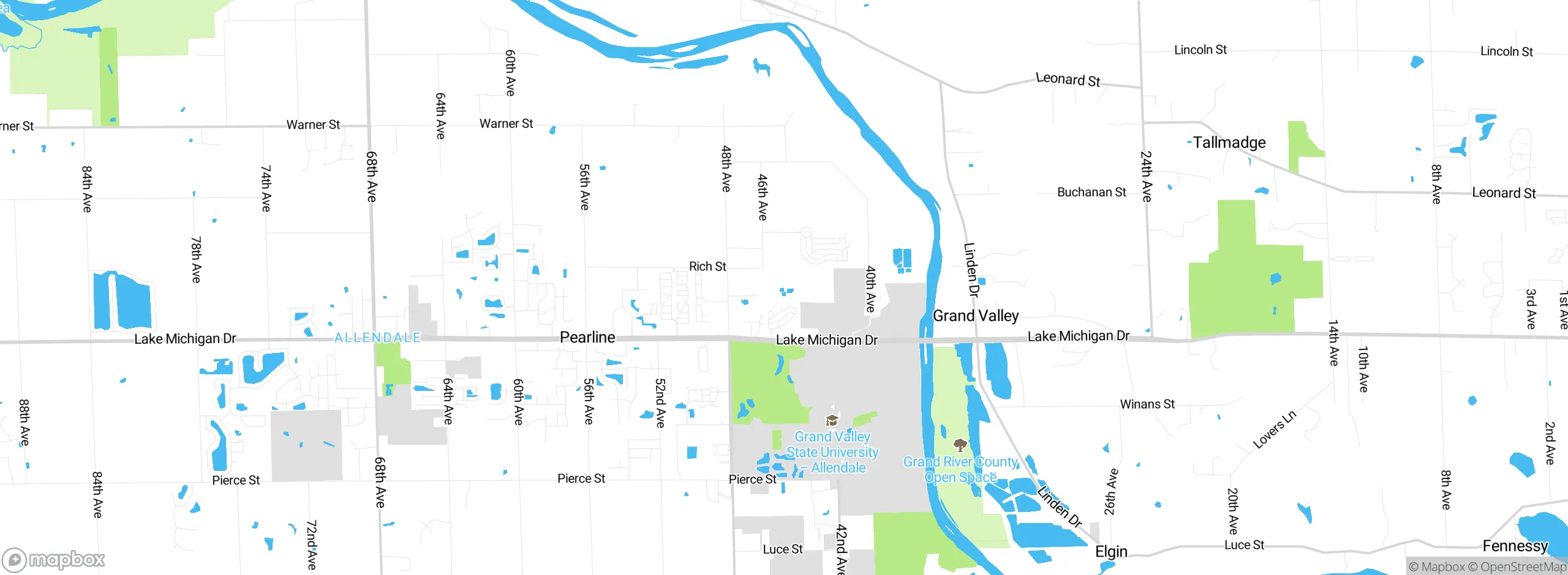 Map showing approximate location