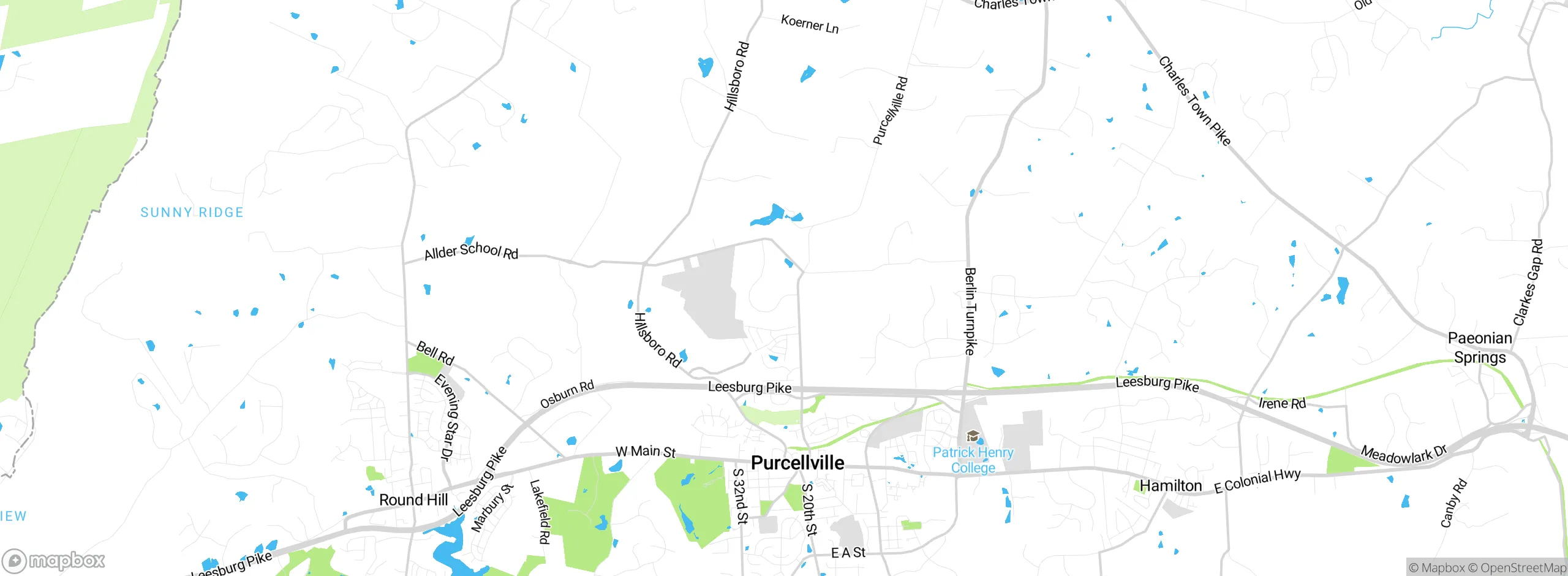 Map showing approximate location