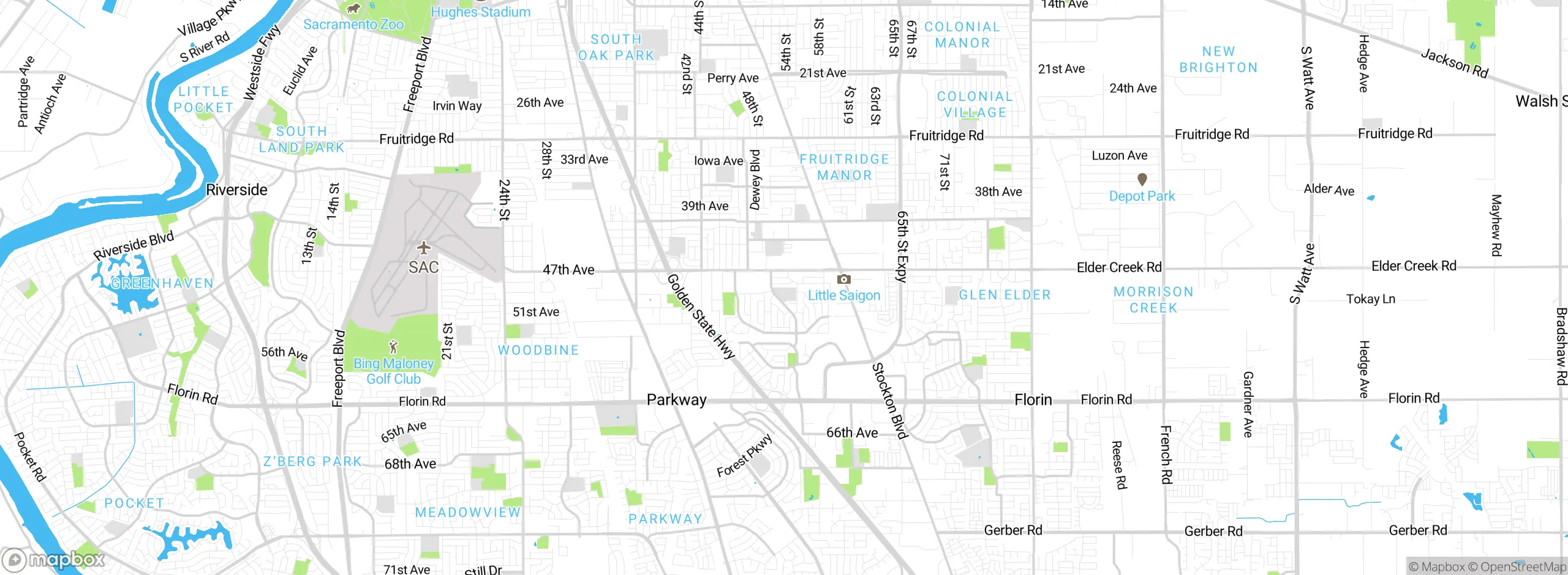 Map showing approximate location
