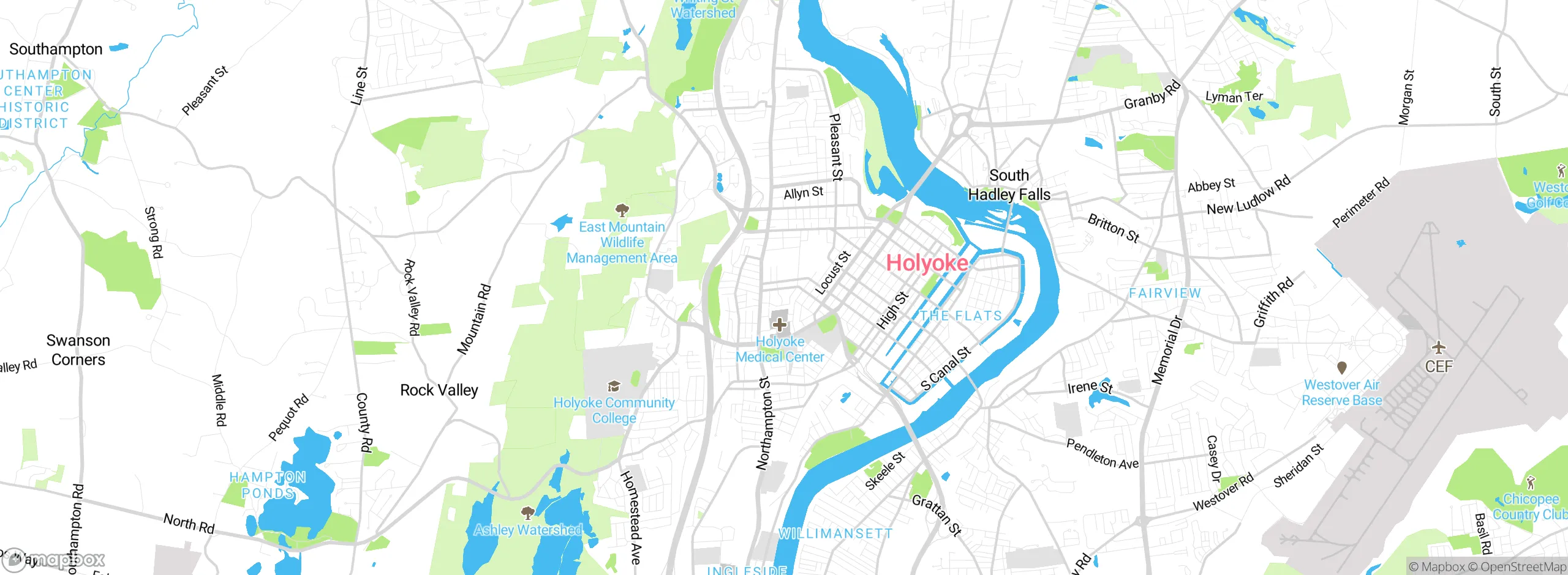 Map showing approximate location