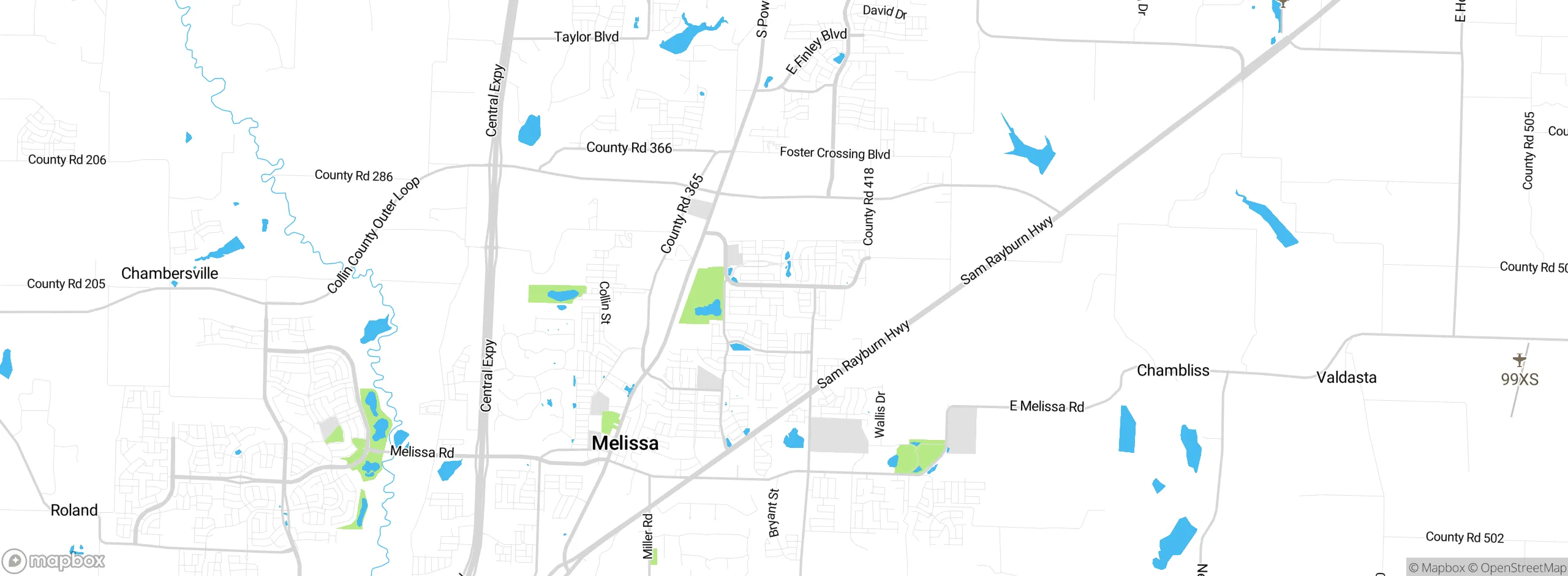 Map showing approximate location