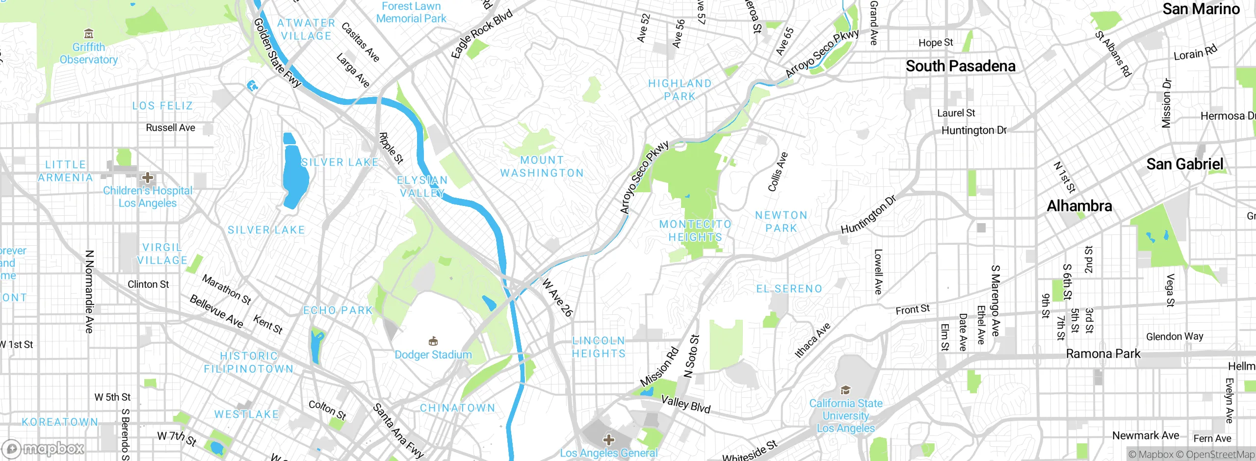 Map showing approximate location