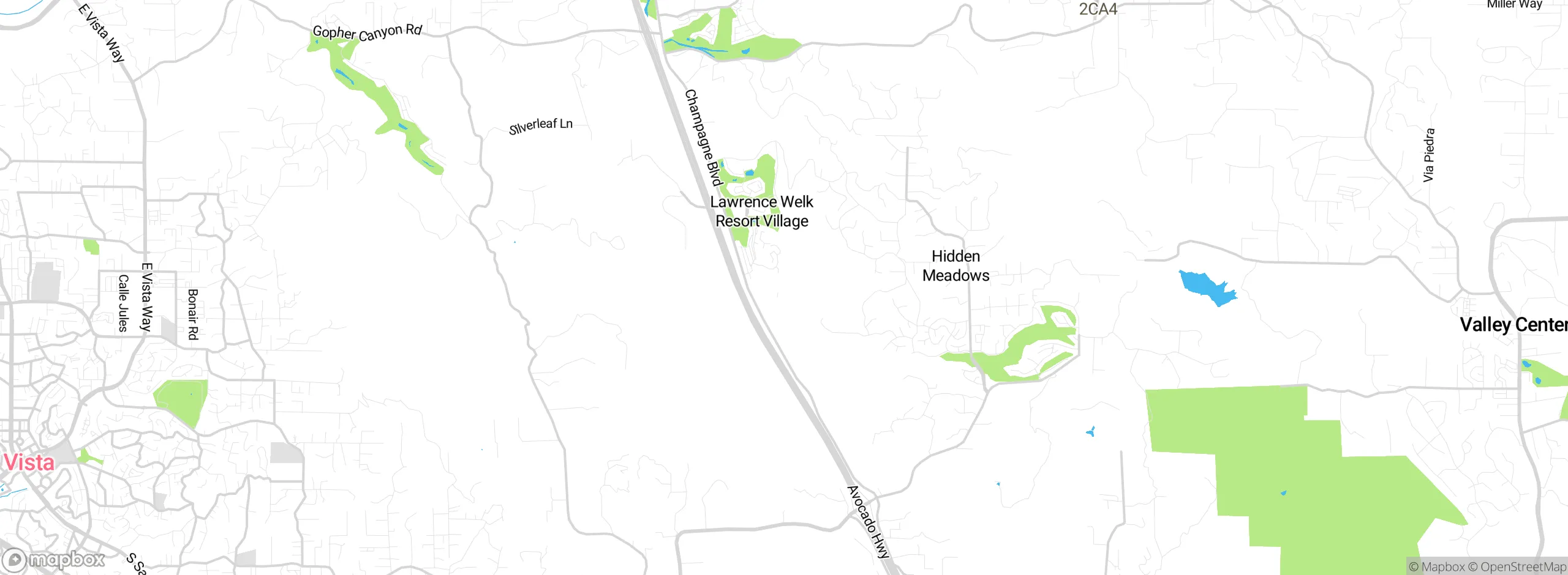 Map showing approximate location