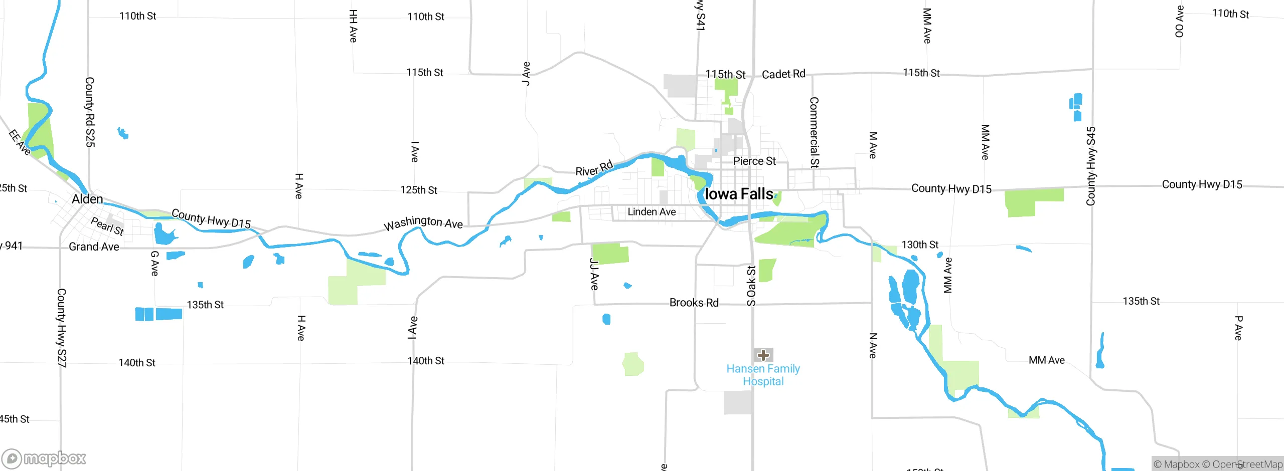 Map showing approximate location