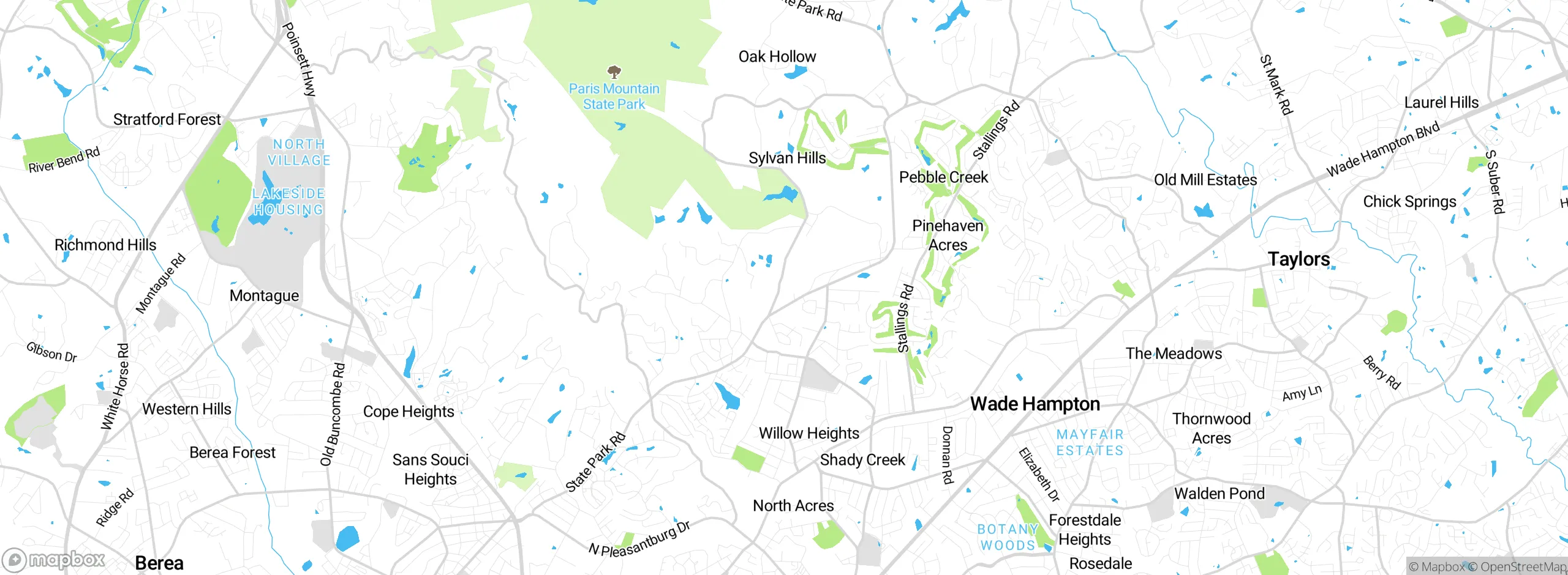 Map showing approximate location
