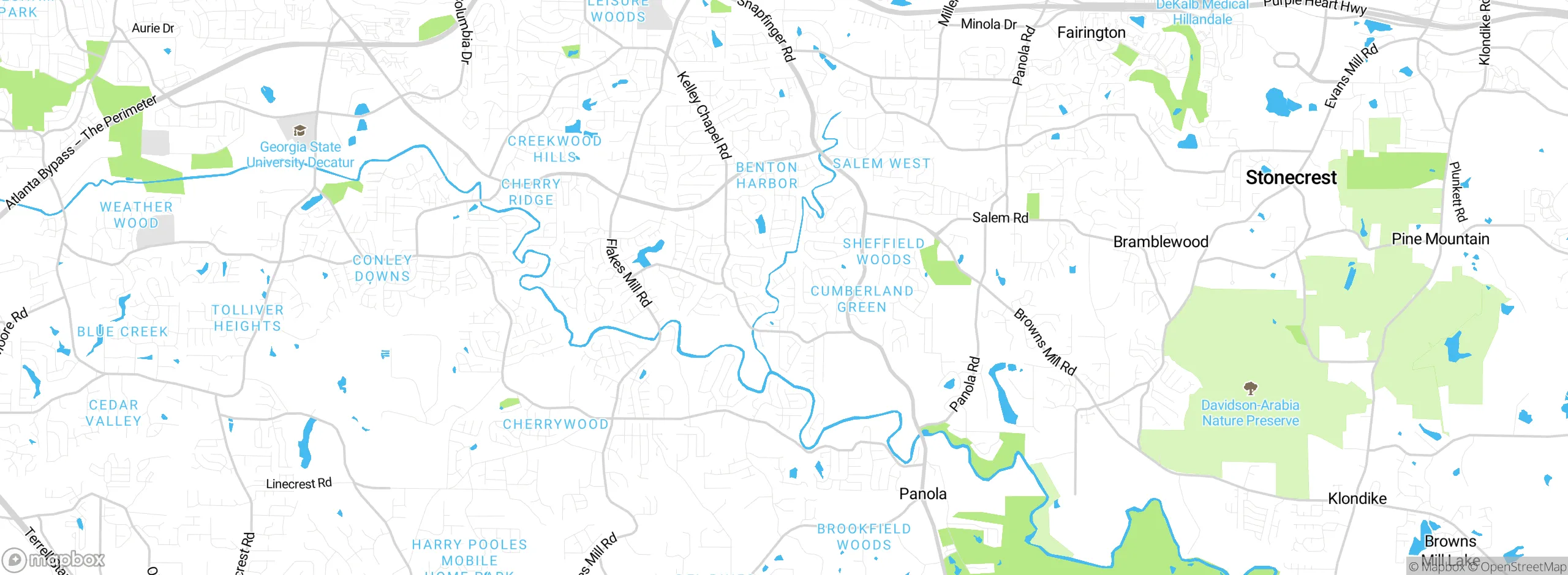 Map showing approximate location
