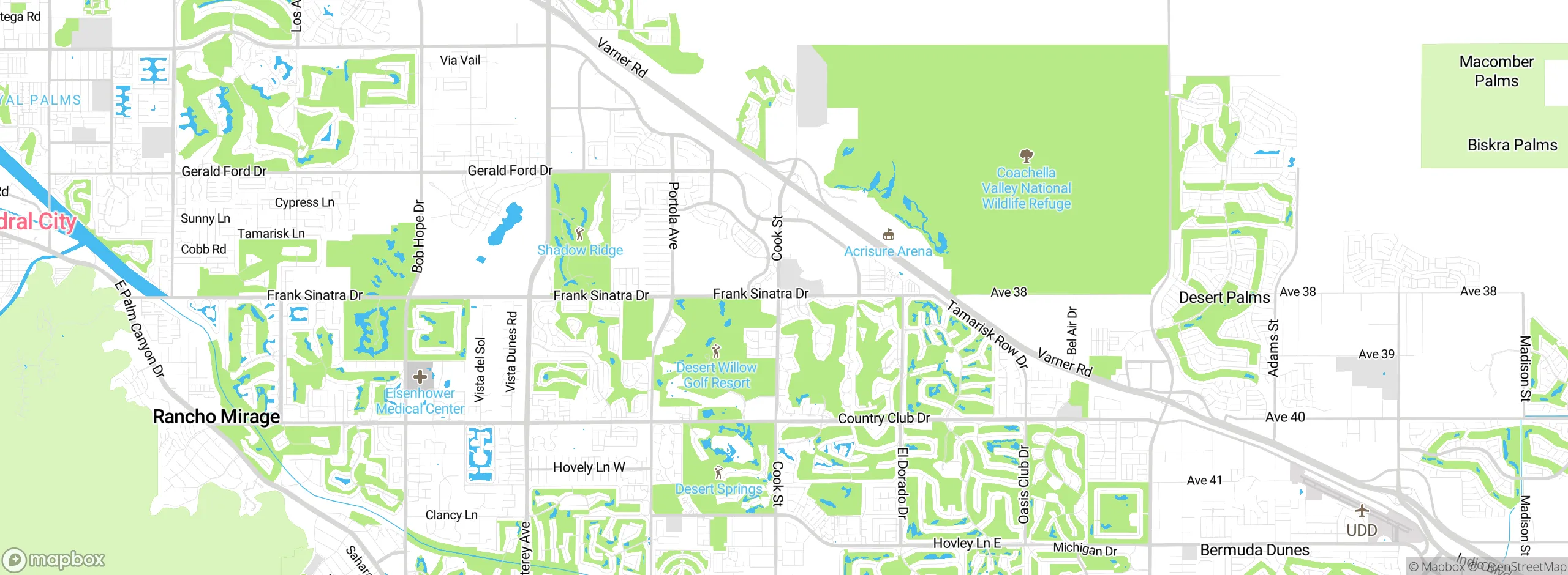 Map showing approximate location
