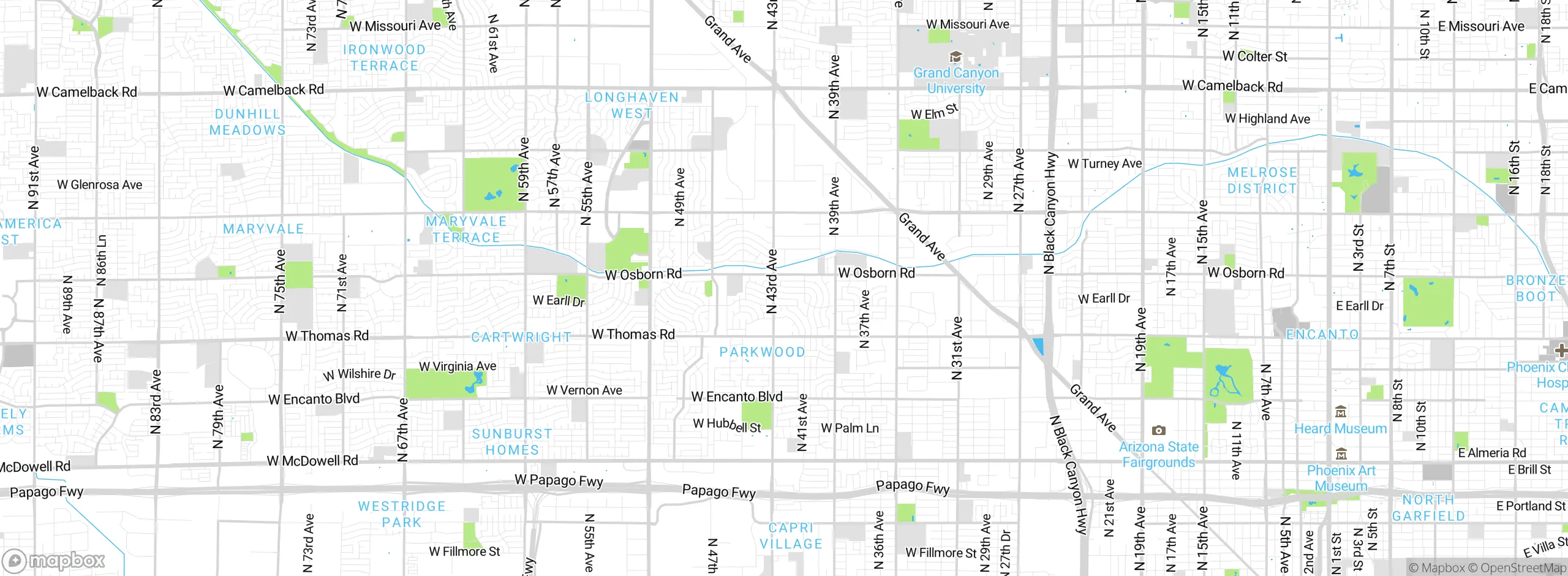 Map showing approximate location