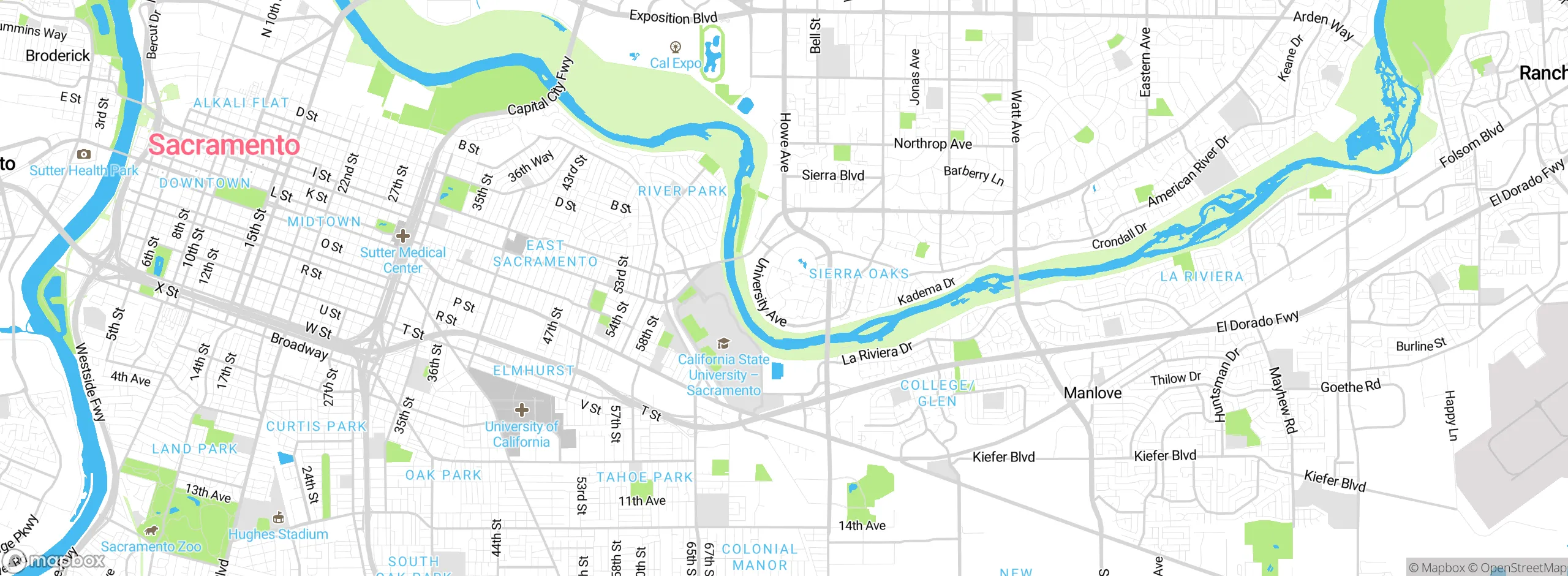 Map showing approximate location