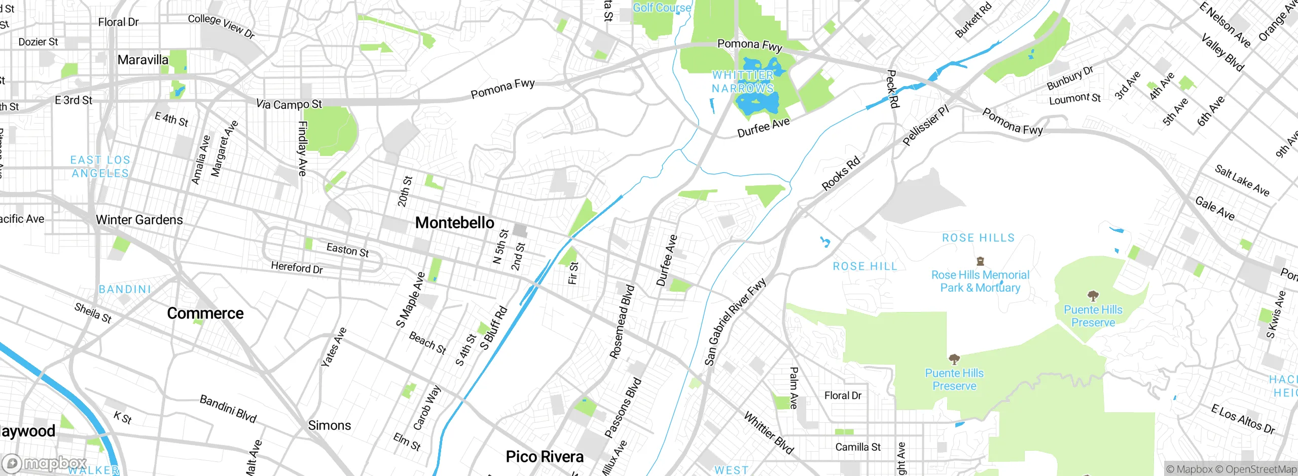 Map showing approximate location