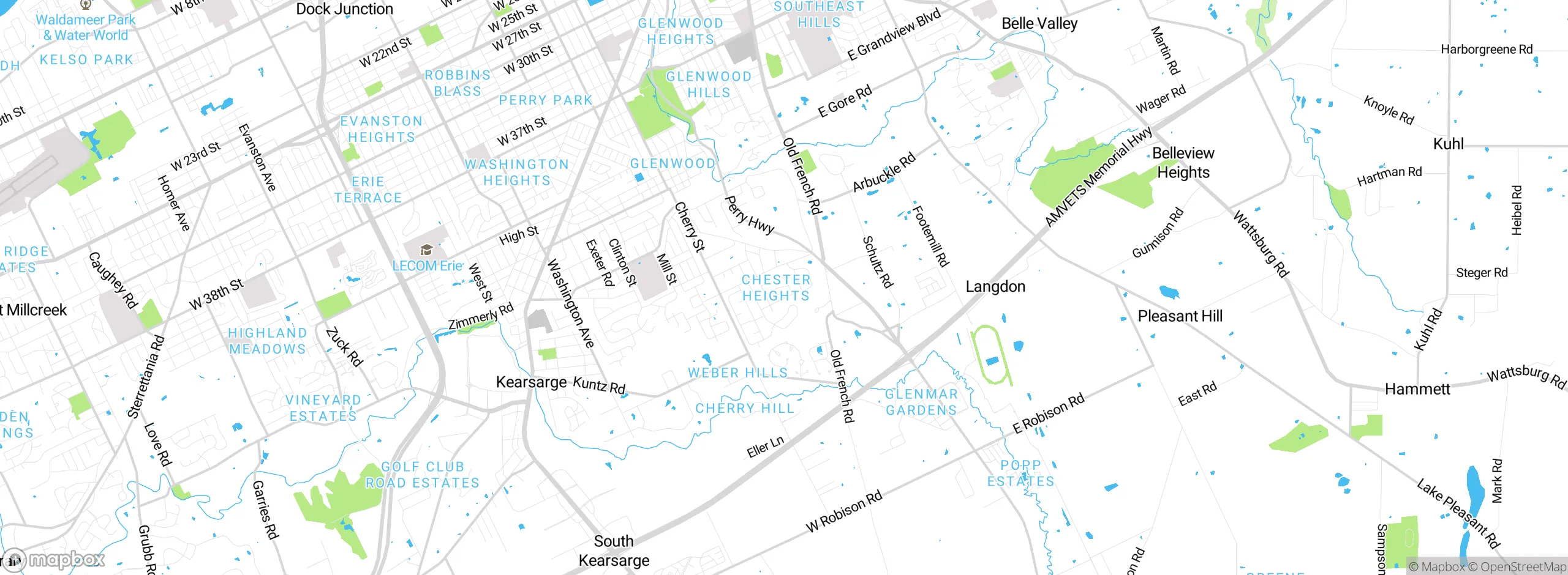 Map showing approximate location
