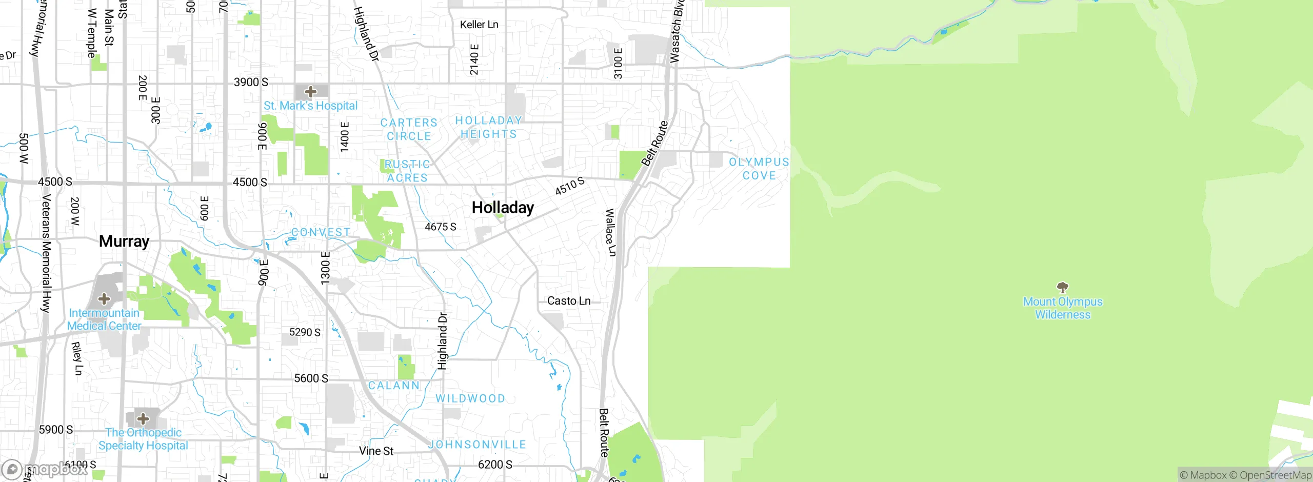 Map showing approximate location