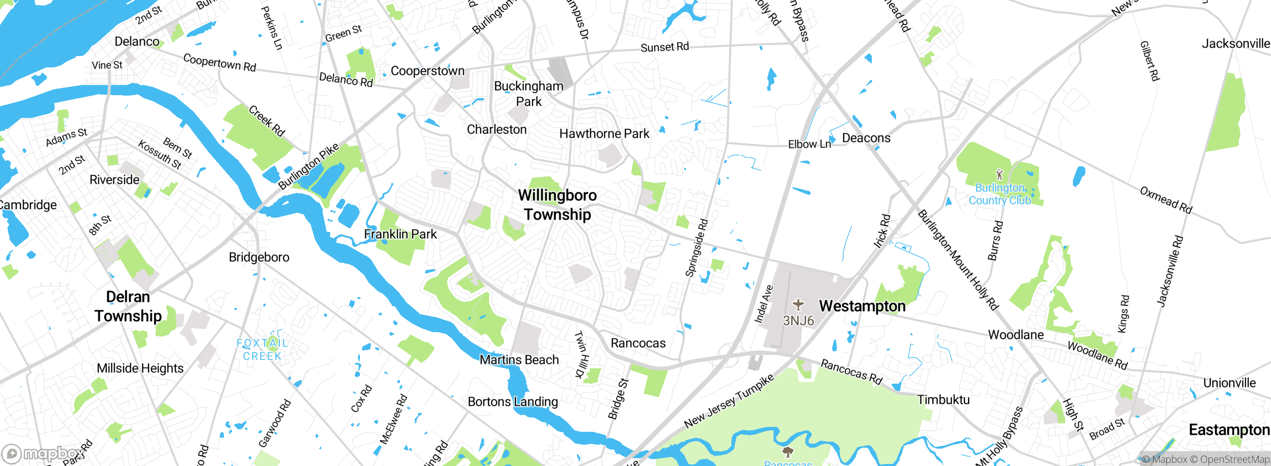 Map showing approximate location