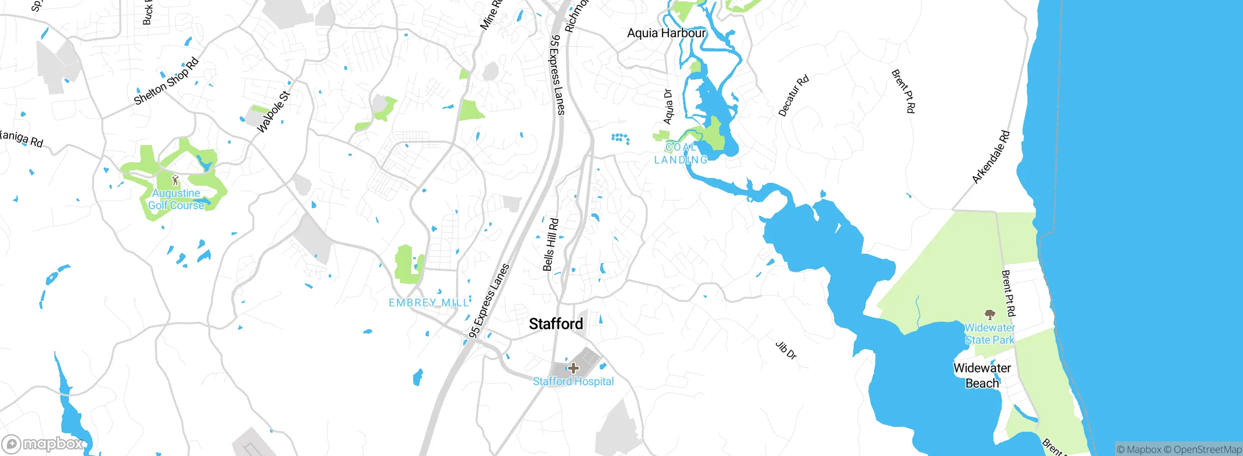 Map showing approximate location