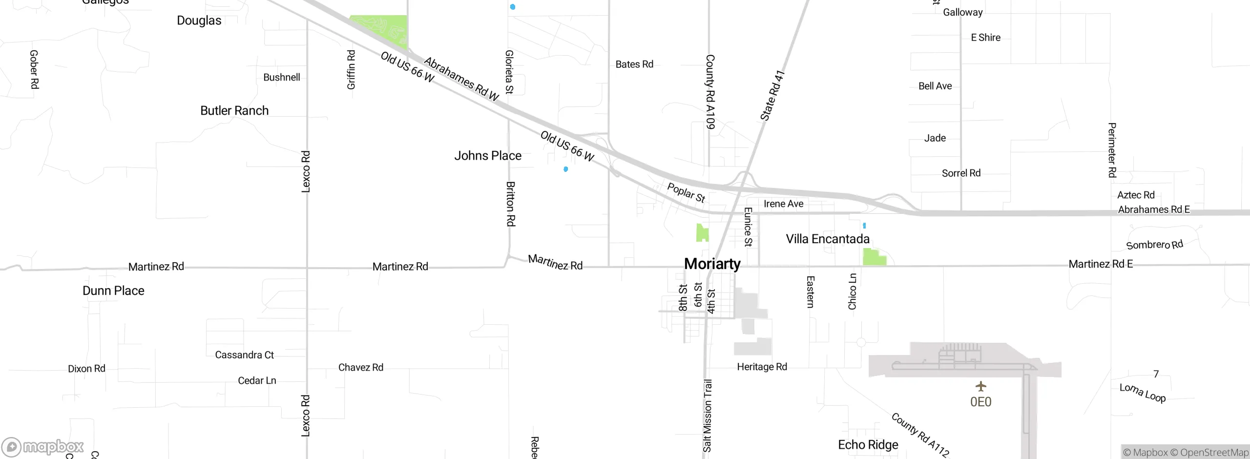 Map showing approximate location