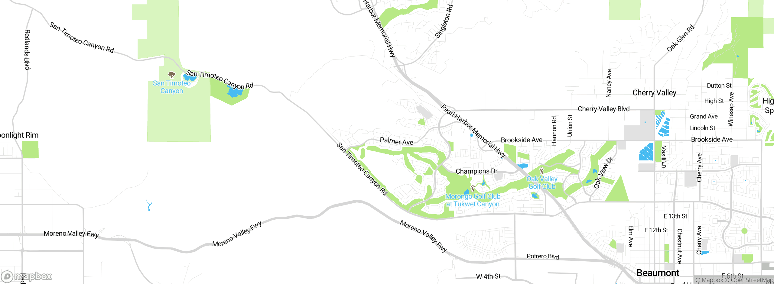 Map showing approximate location
