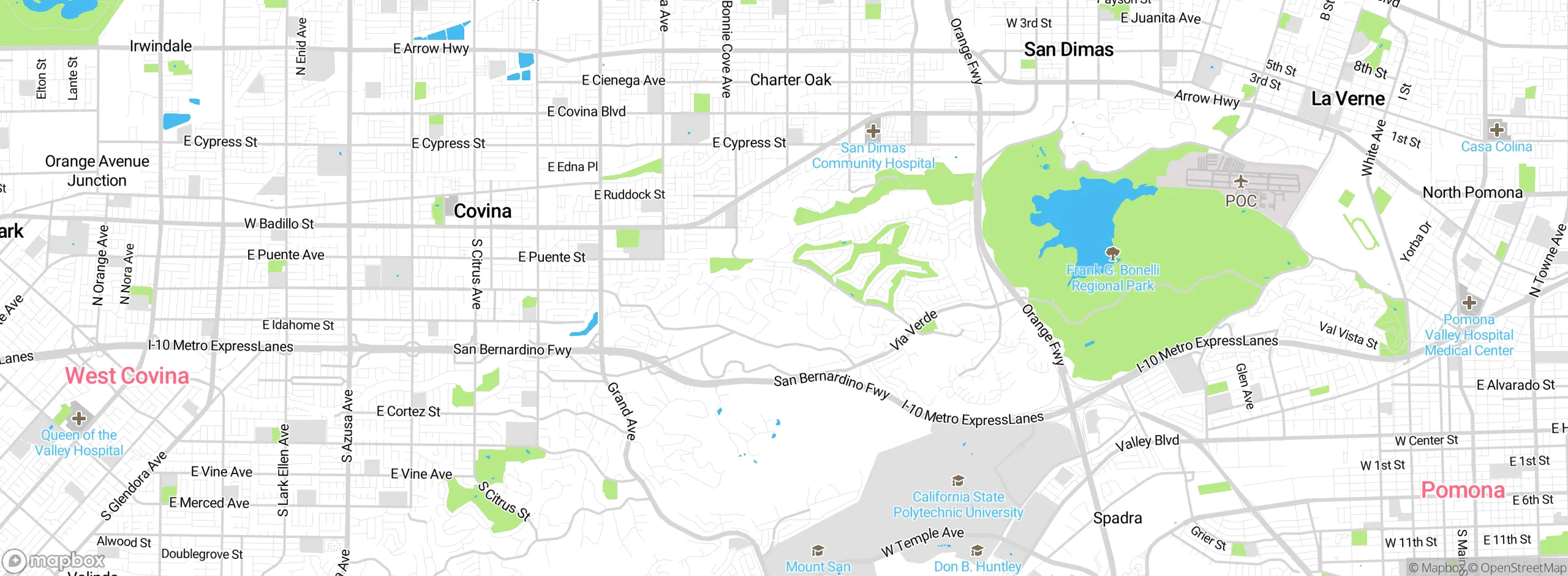 Map showing approximate location